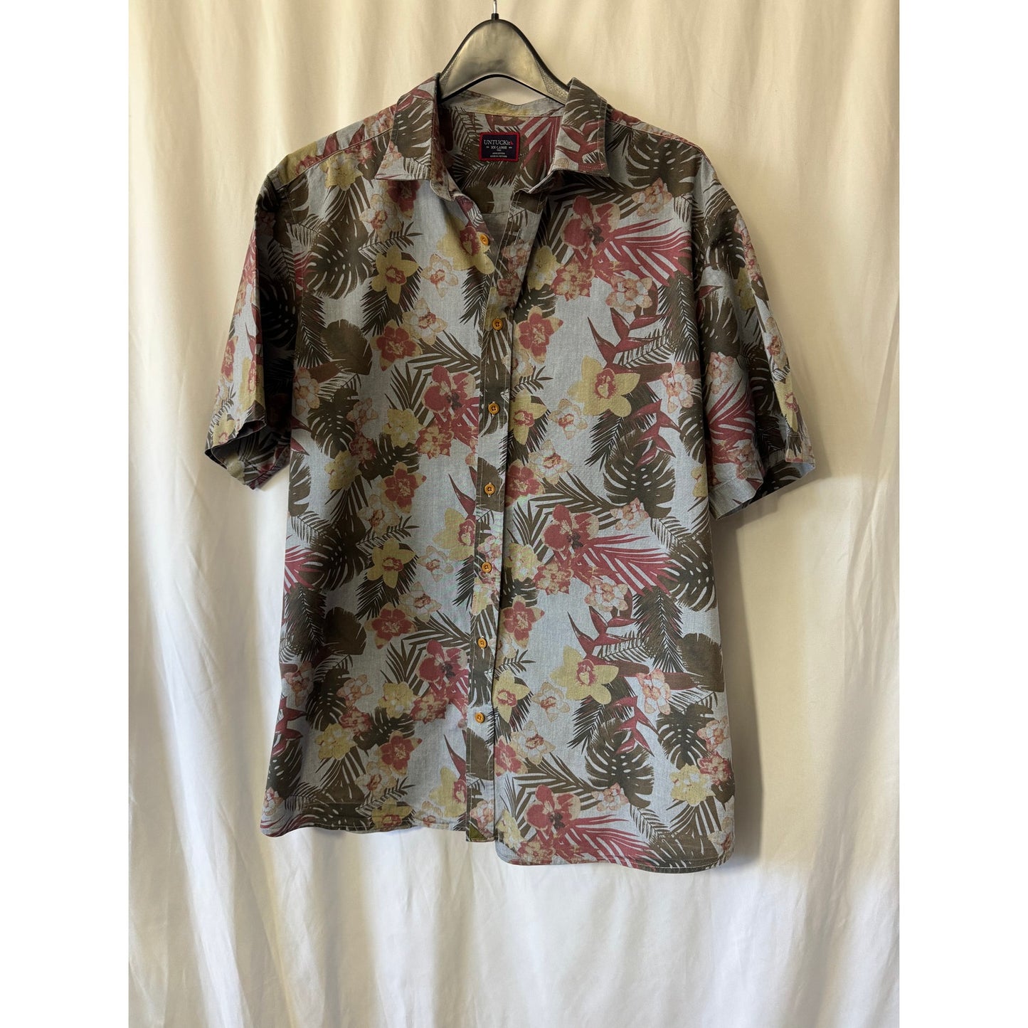 Untuckit Desisto Hawaiian Shirt - Size XXL Tall