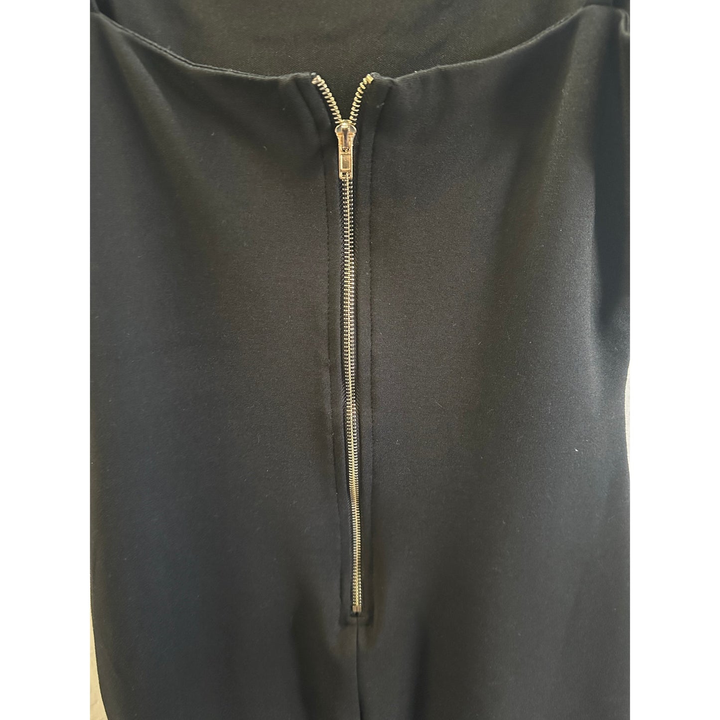 Lulu’s Little Black Dress - Size Small - Sleek Bodycon with Back Zipper Detail