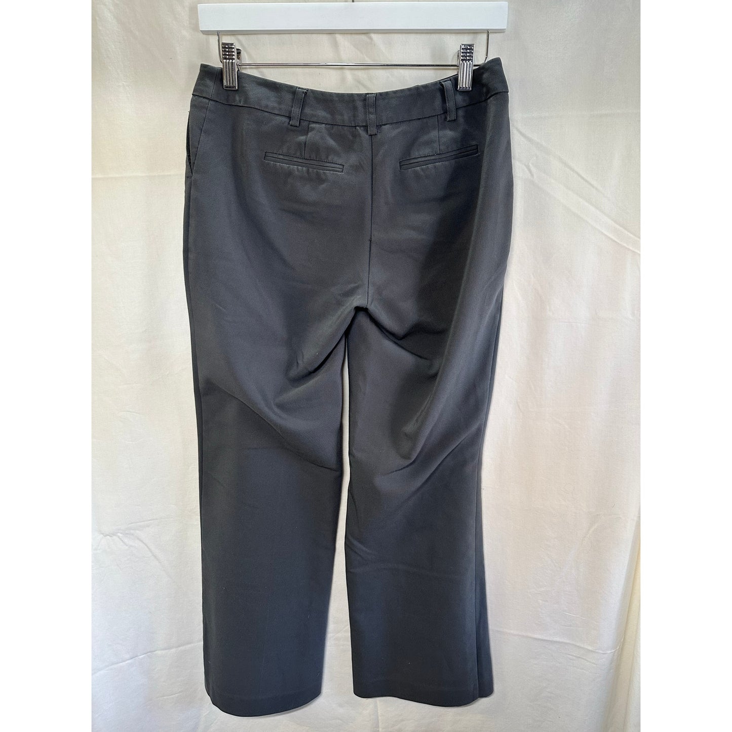 Women’s Gray Dress Pants - Size 12 - Classic Straight-Leg