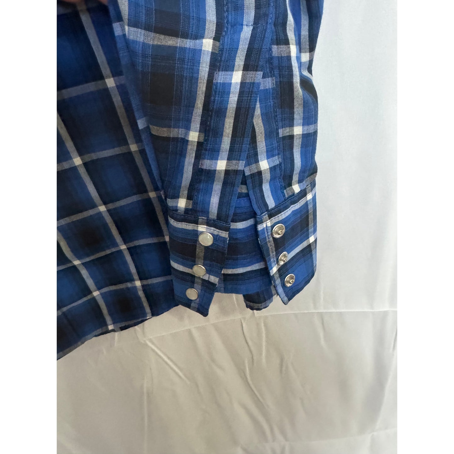 Vintage Plains Westernwear Men's Plaid Button-Down Shirt