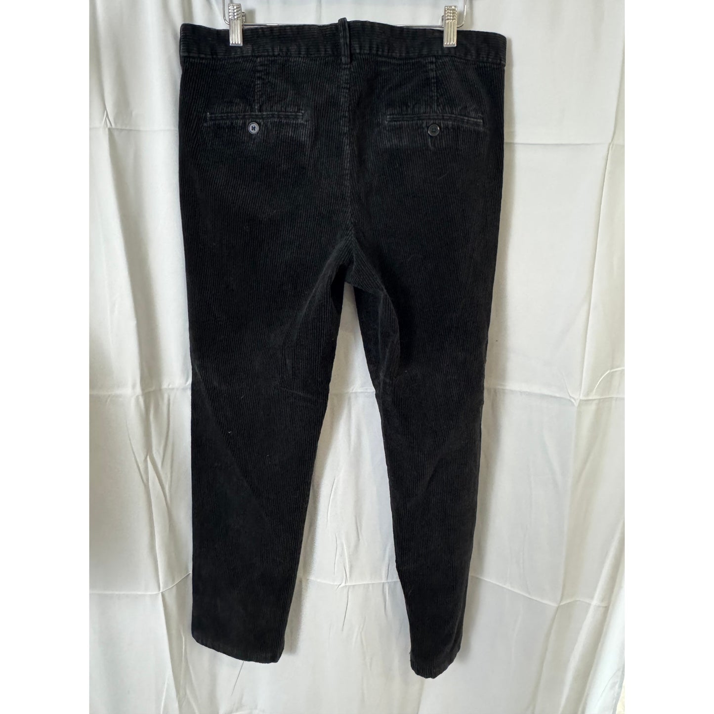 H&M Black Corduroy Pants - Classic Casual Style