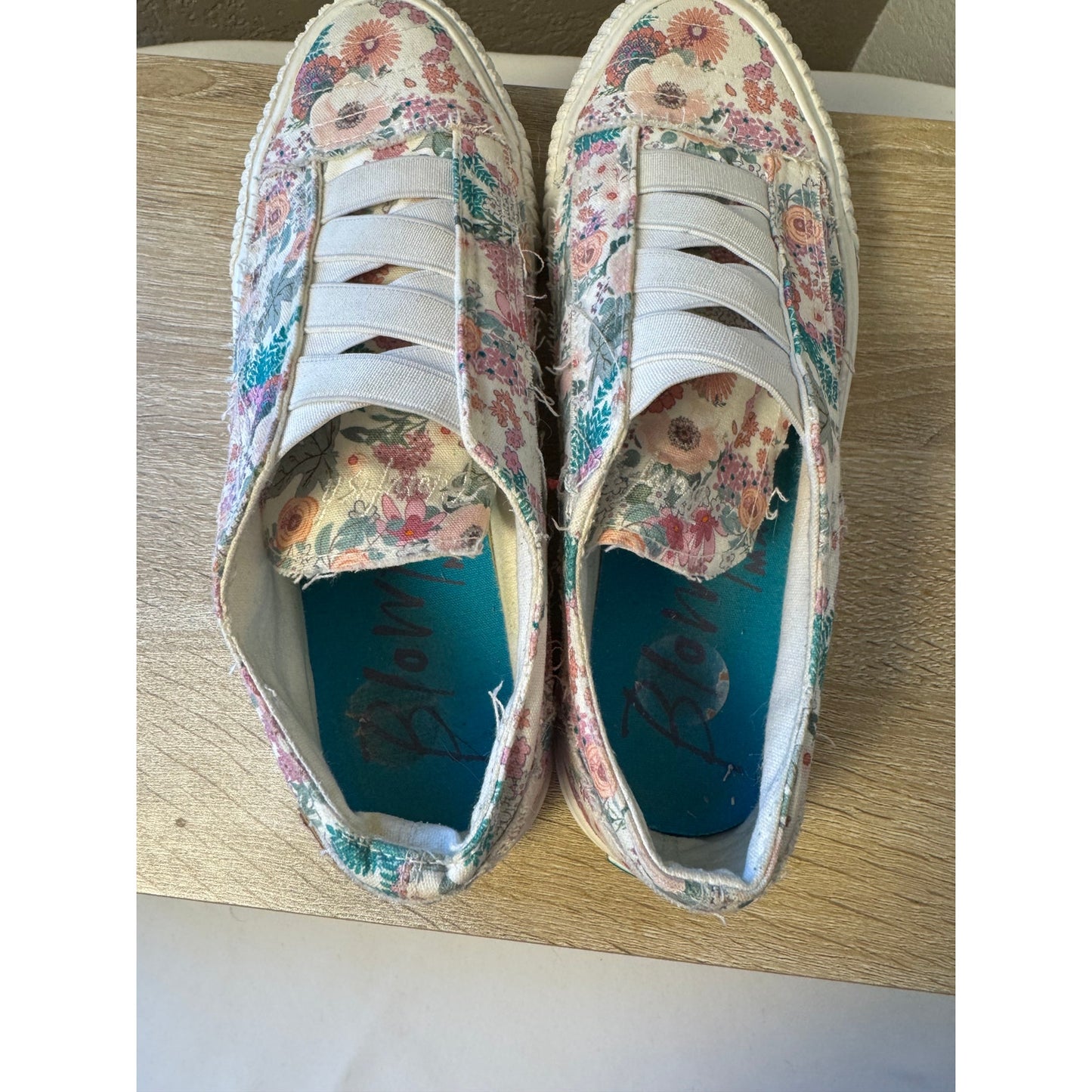 Blowfish Malibu Floral Canvas Slip-On Sneakers - Women’s Size 7