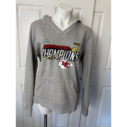 Fanatics Kansas City Chiefs Super Bowl LVIII Champions Hoodie - Grey Victory