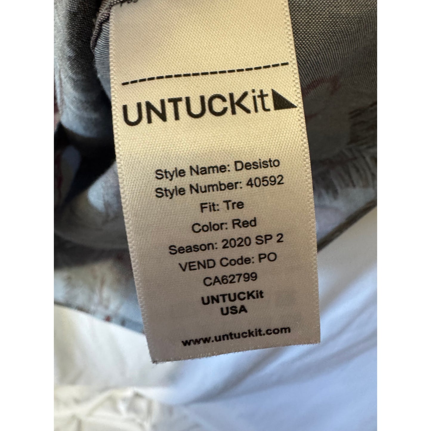 Untuckit Desisto Hawaiian Shirt - Size XXL Tall