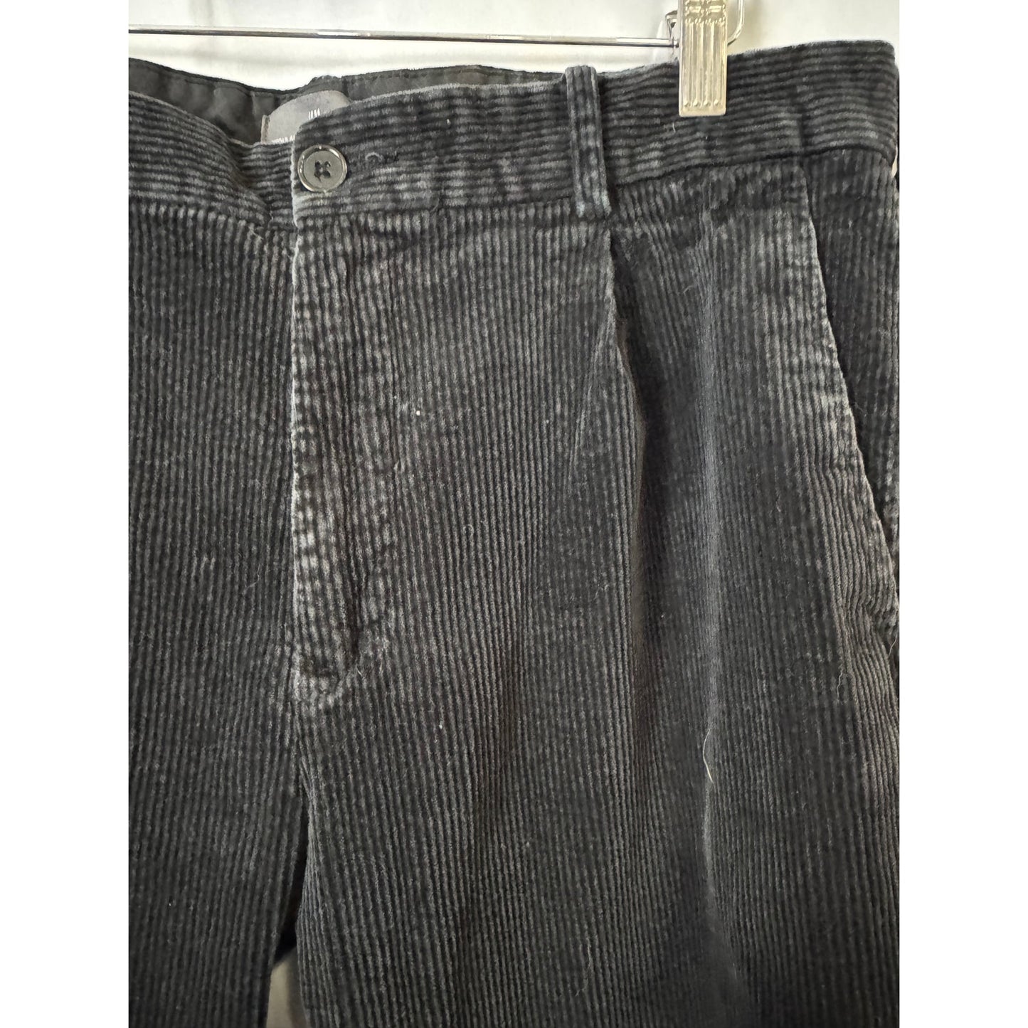 H&M Black Corduroy Pants - Classic Casual Style