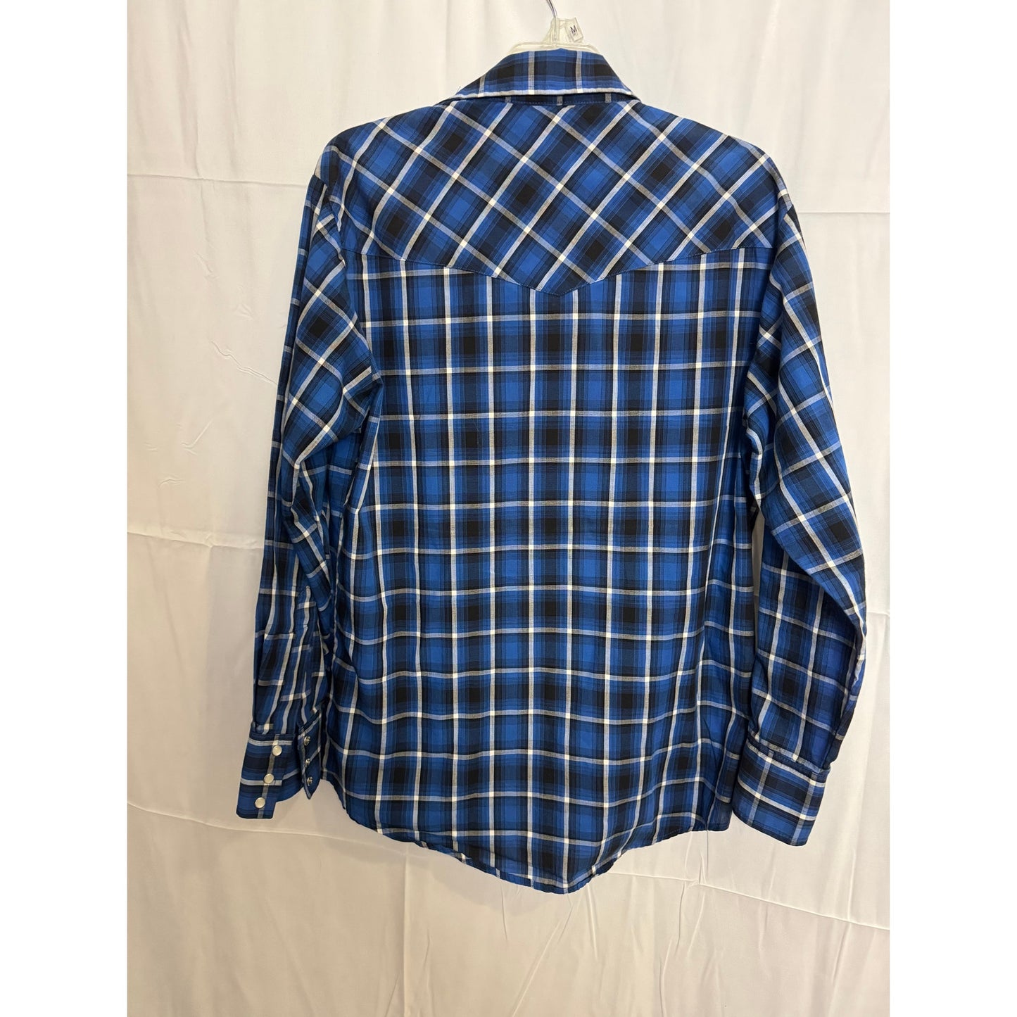 Vintage Plains Westernwear Men's Plaid Button-Down Shirt