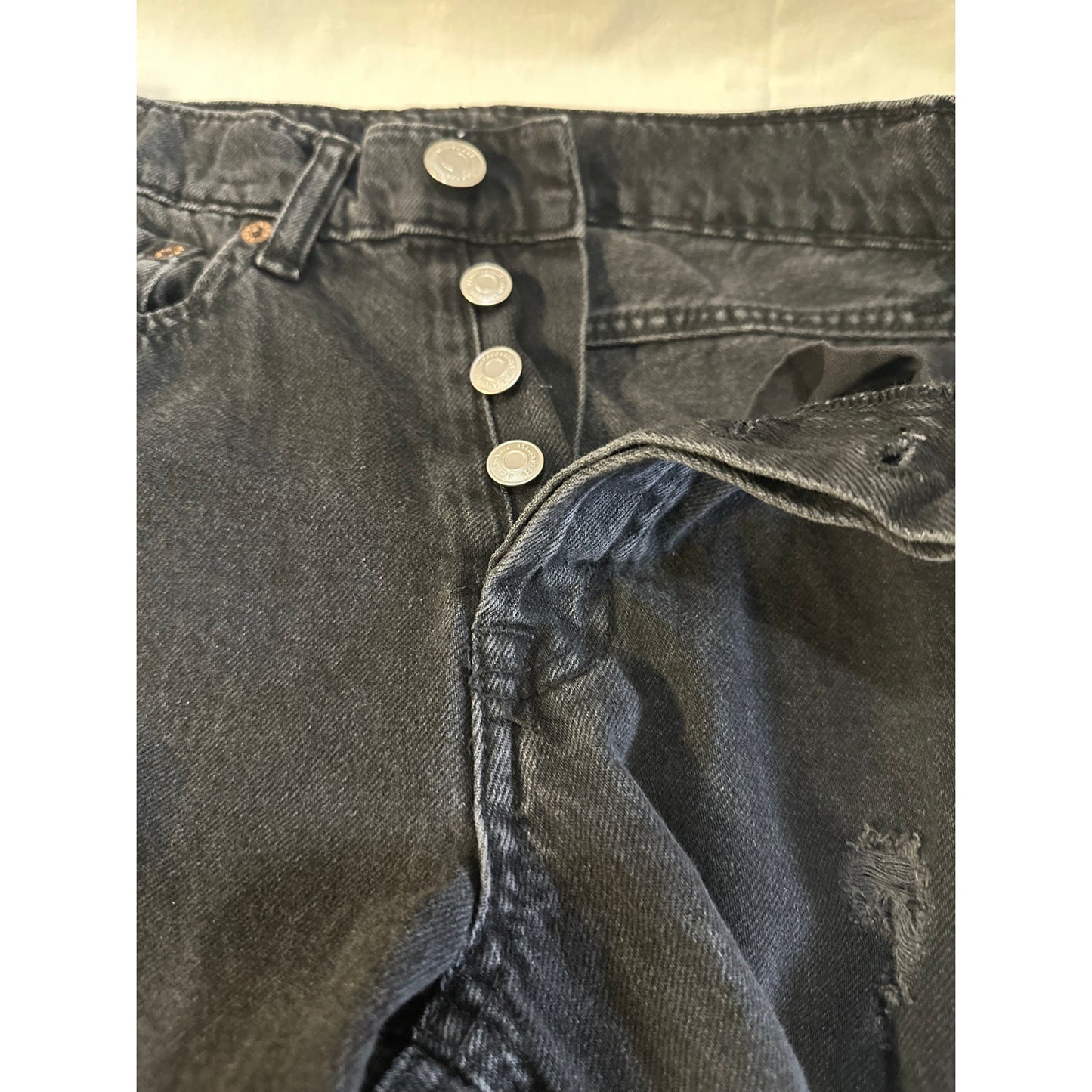 Aeropostale 90’s Baggy Black Distressed Jeans - Size 00