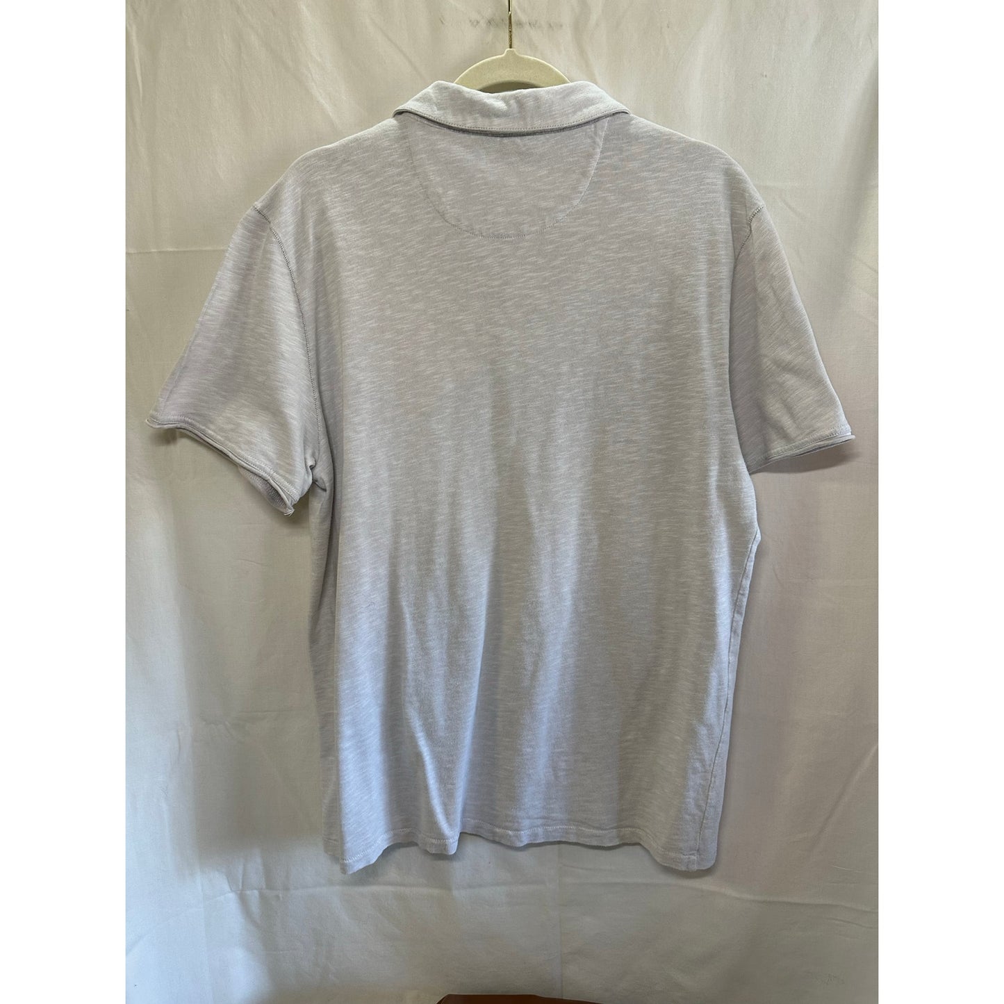 Calvin Klein Light Gray Polo Shirt - Size Large