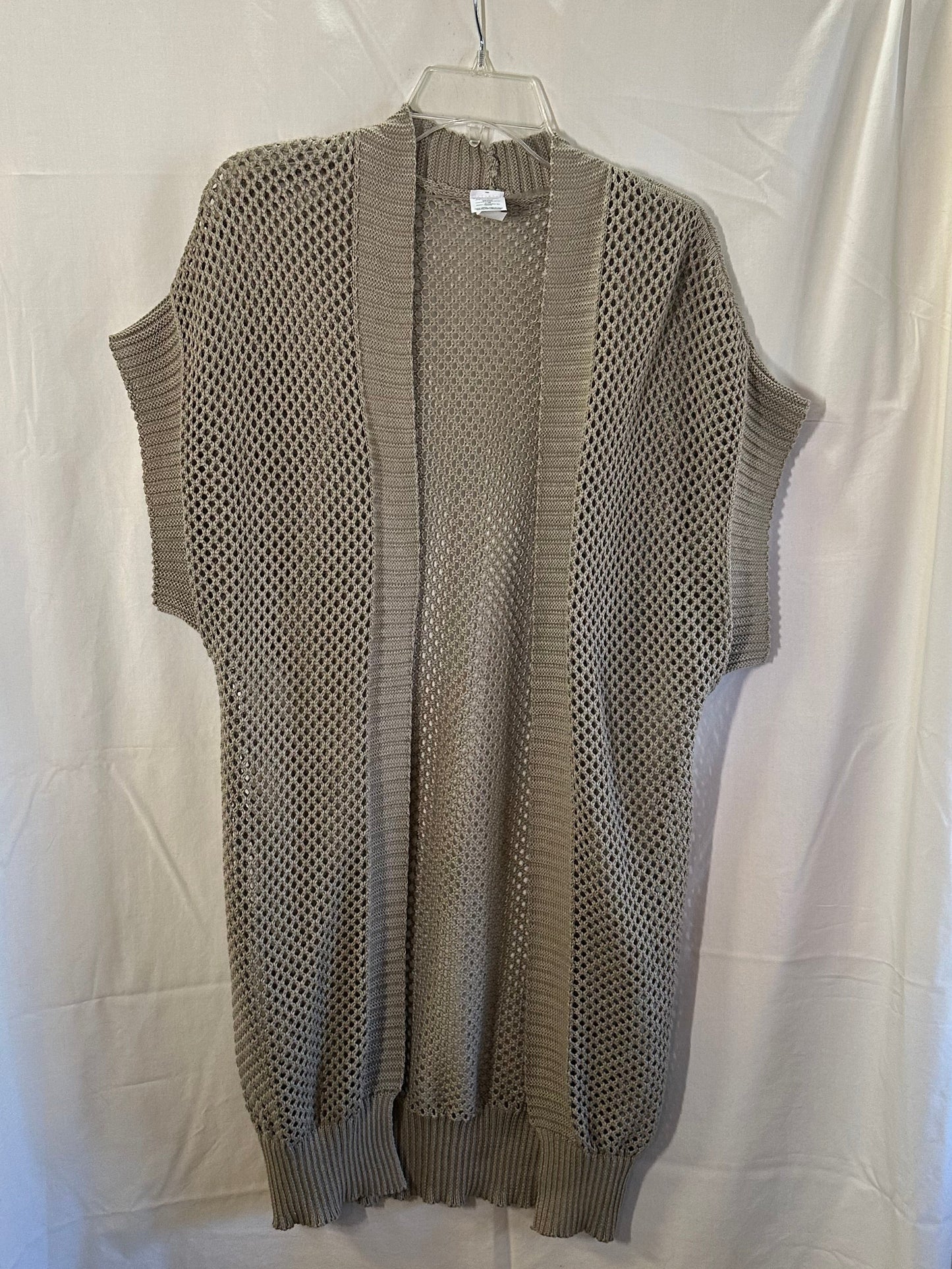 Recycled Lightweight Knit Open Cardigan - Size S-M