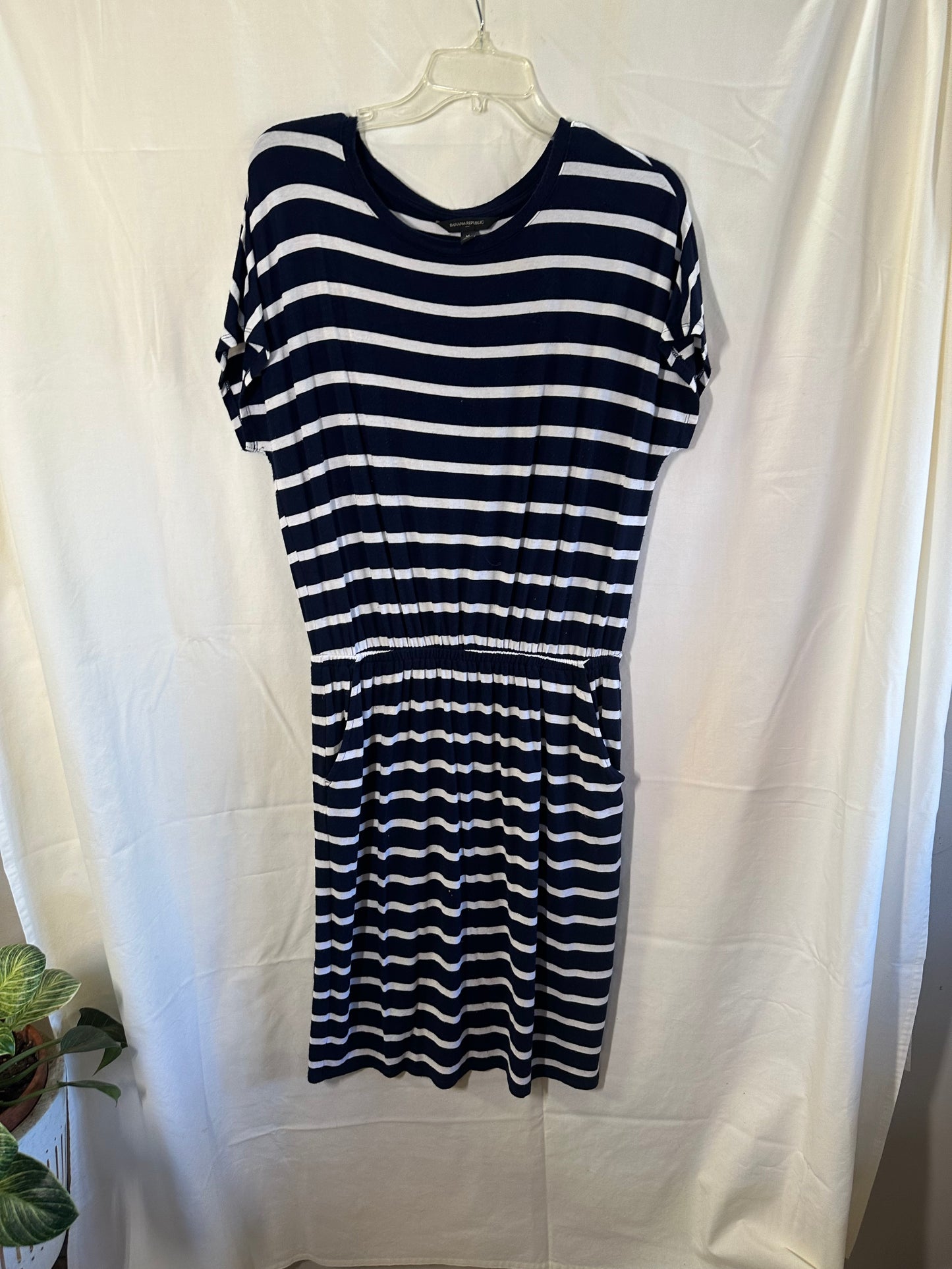 Banana Republic Women's Striped Dress - Casual Chic - Size M