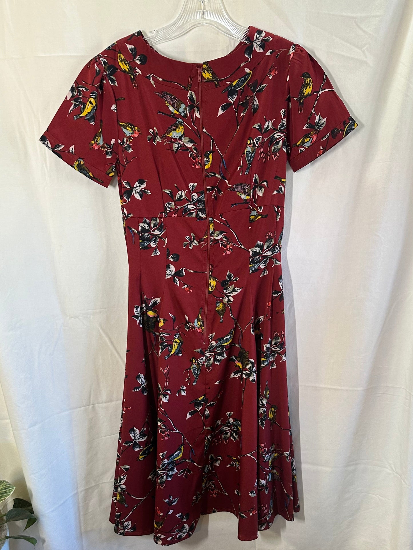 Hell Bunny Bird Print Fit & Flare Dress - Size XS