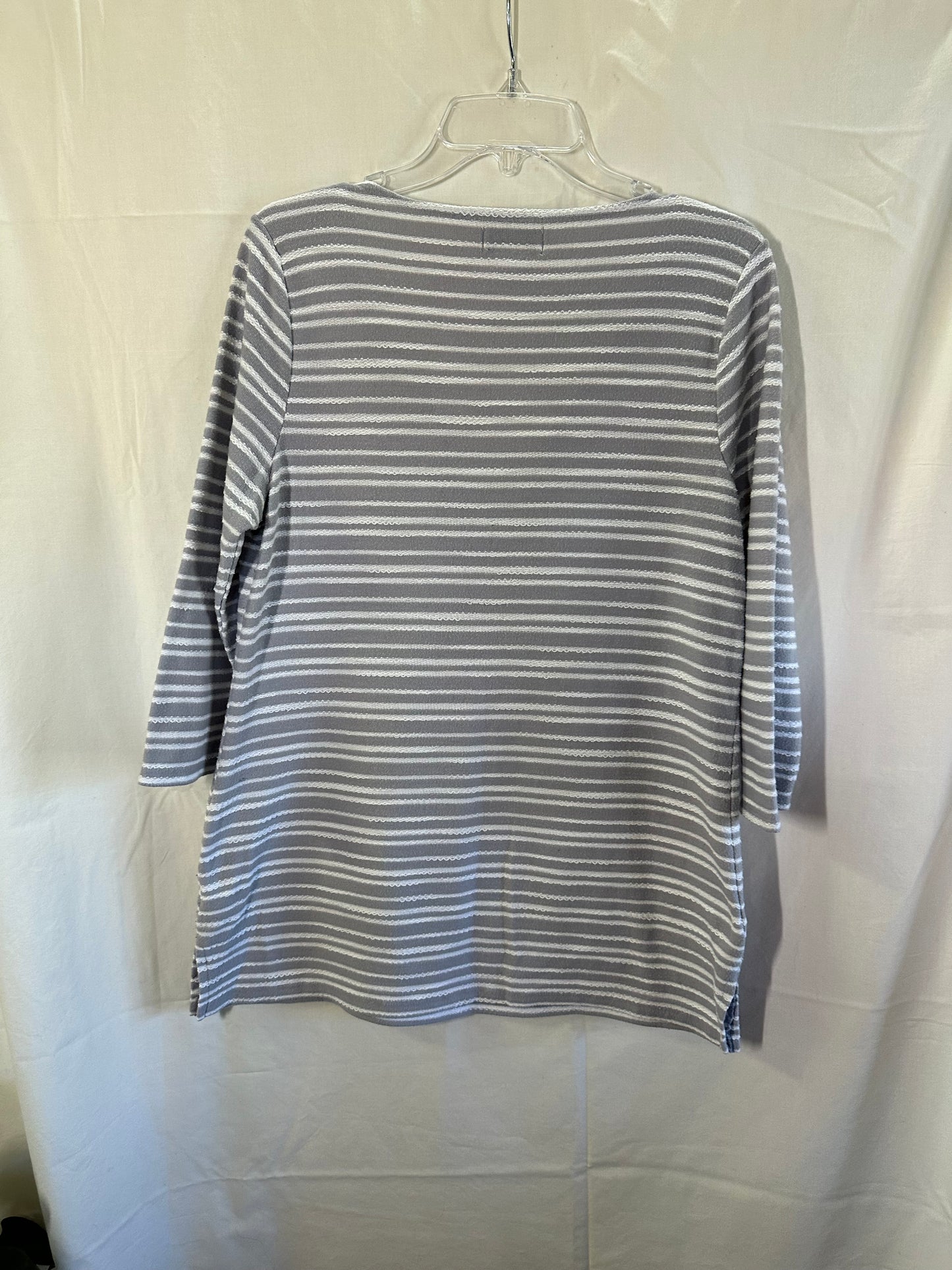 Liz Claiborne Weekend Striped Tunic Top - Size M