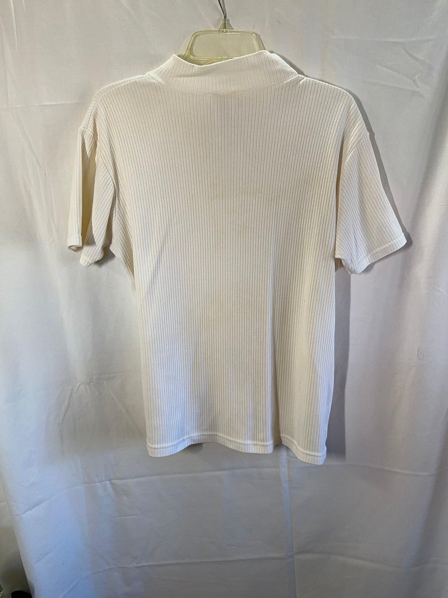 Bobbie Brooks Women's Ribbed Mock Neck Top - Size Large