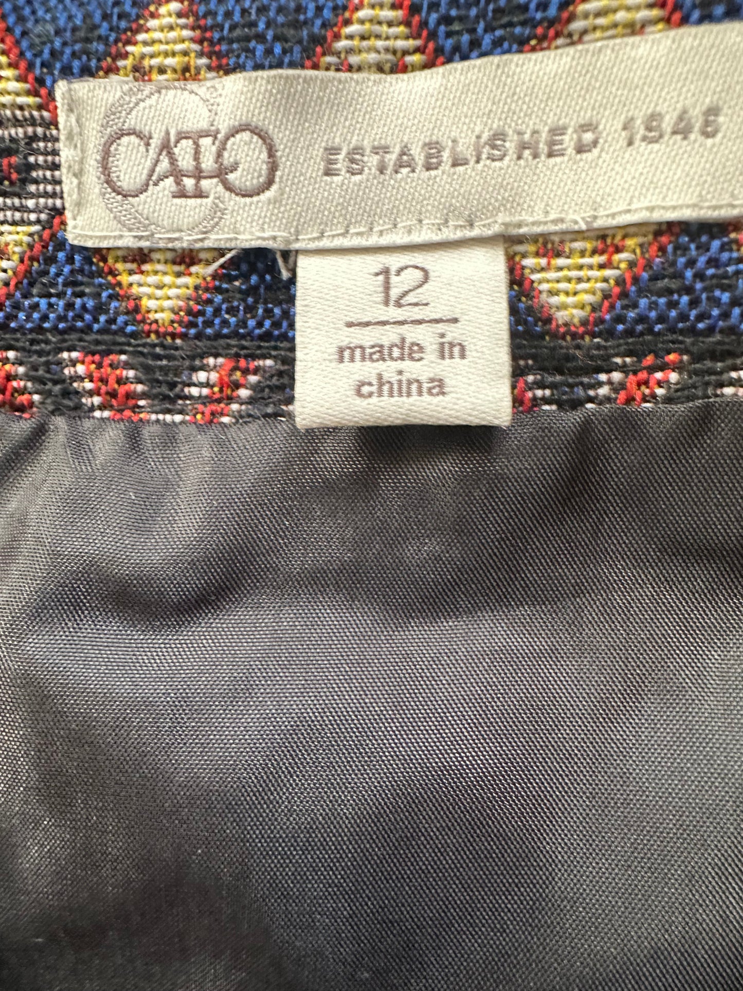 Cato Women's Tribal Print Skirt - Size 12