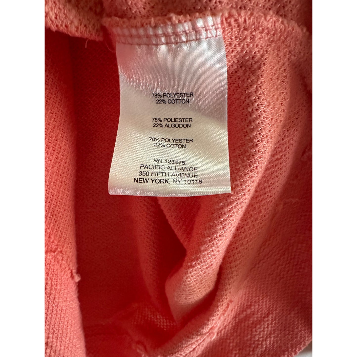 Jones New York Pink Cowl Neck Pullover Sweater - Size XL