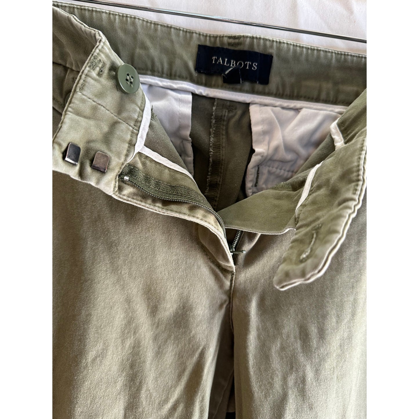 Talbots Green Chino Pants - Size 2