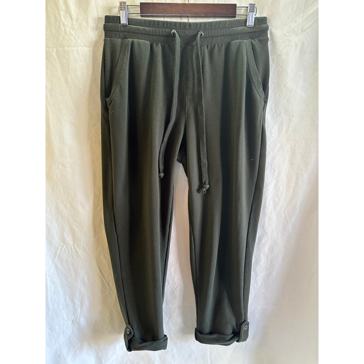 The Sweatshirt Project Olive Green Jogger Sweatpants - Size Medium