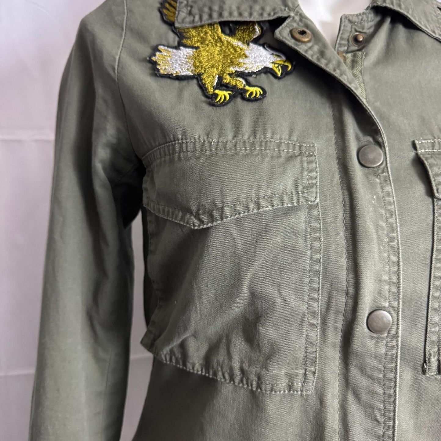 Forever Flower Military Utility Jacket