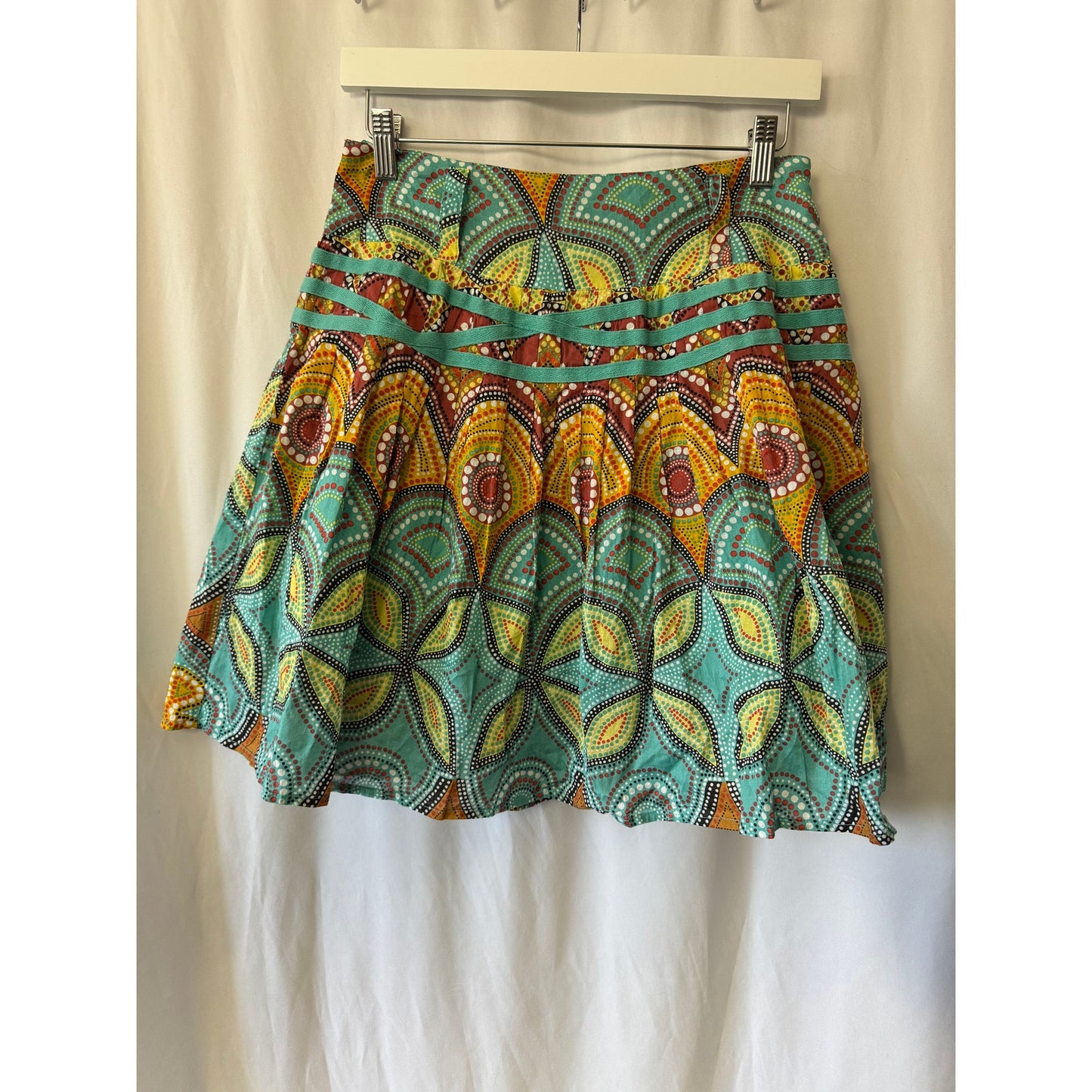 Coupe Boho Print Cotton Skirt - Size 3