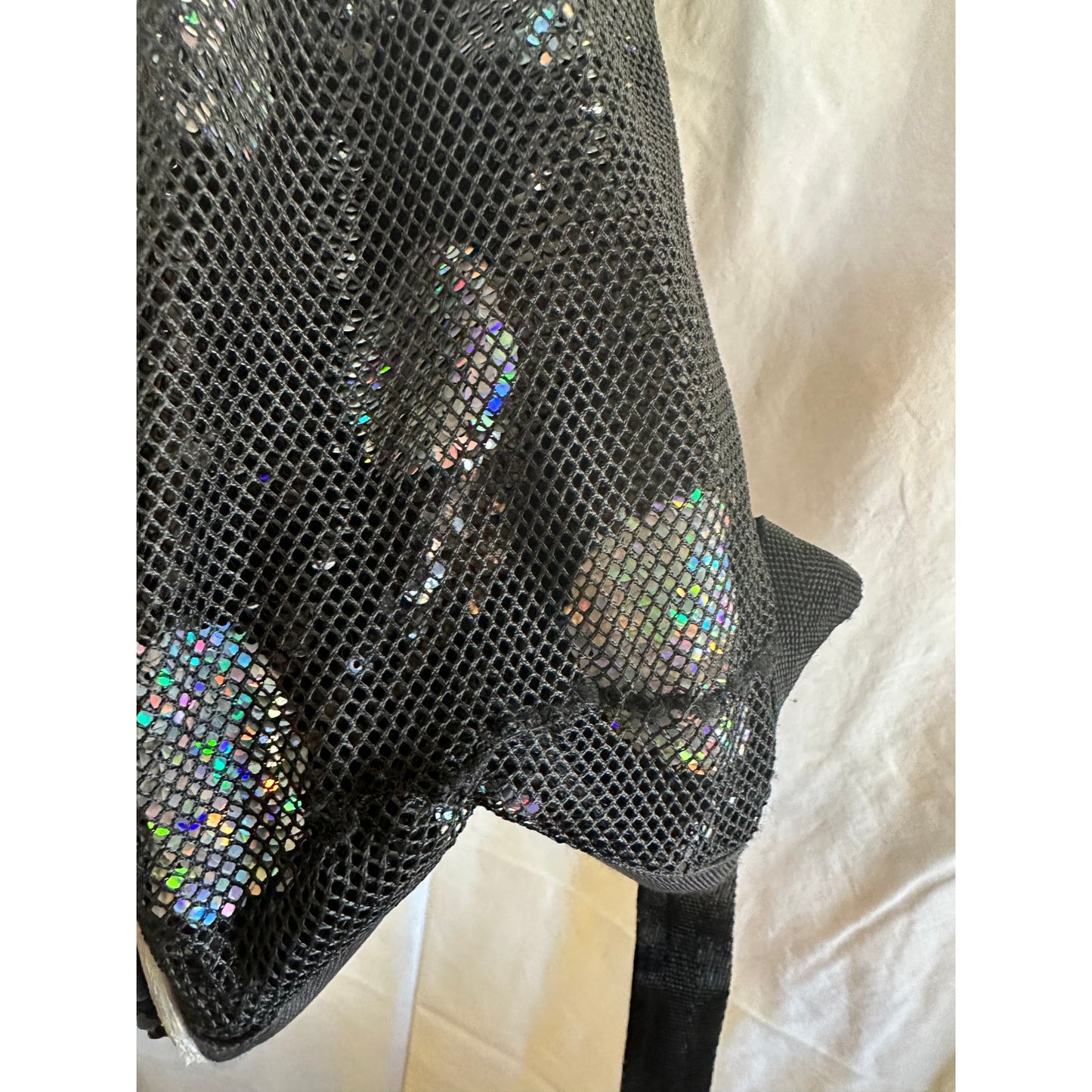 Children’s Place Black Sequin Heart and Dot Backpack