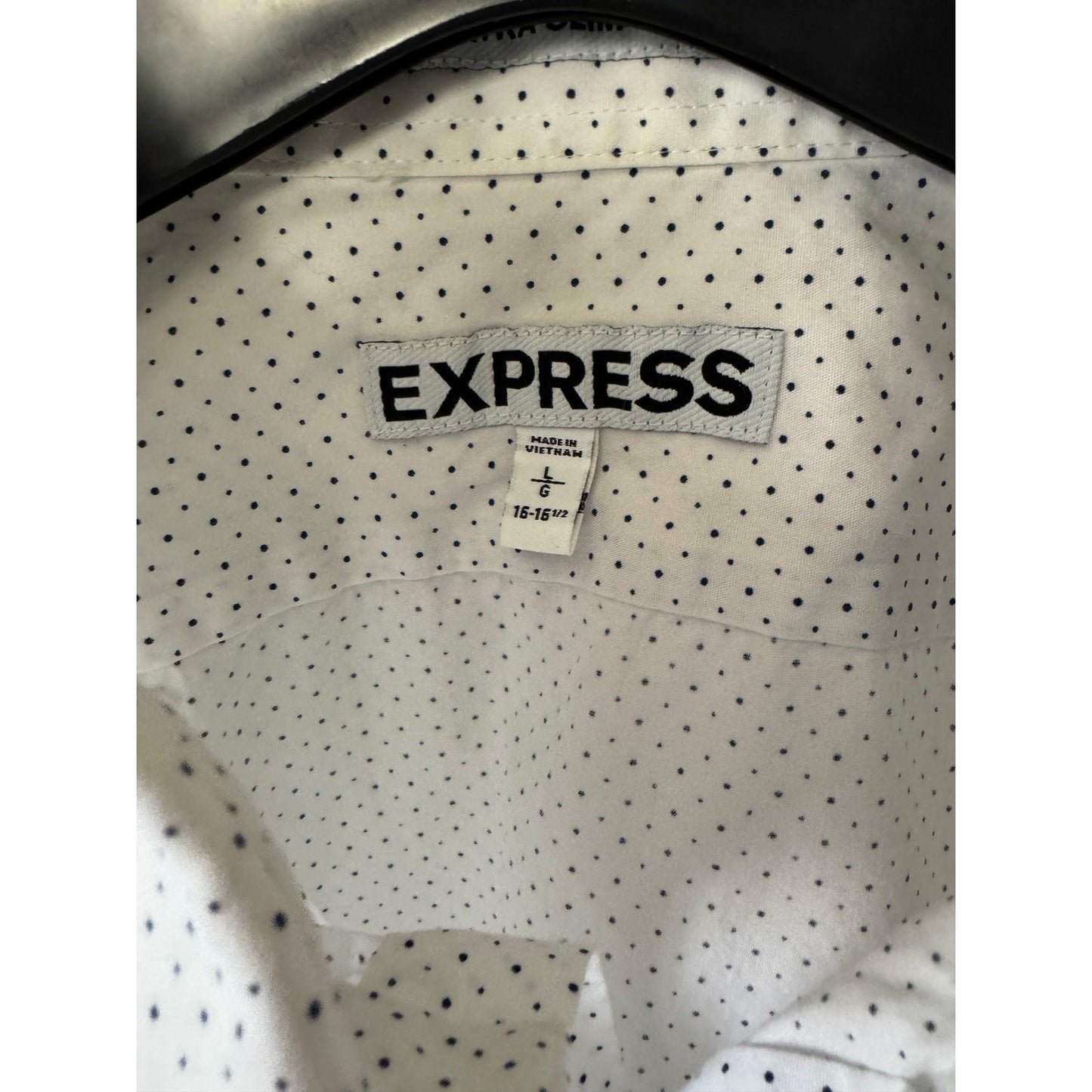 Express Men's Extra Slim Fit Button-Down Shirt - Large