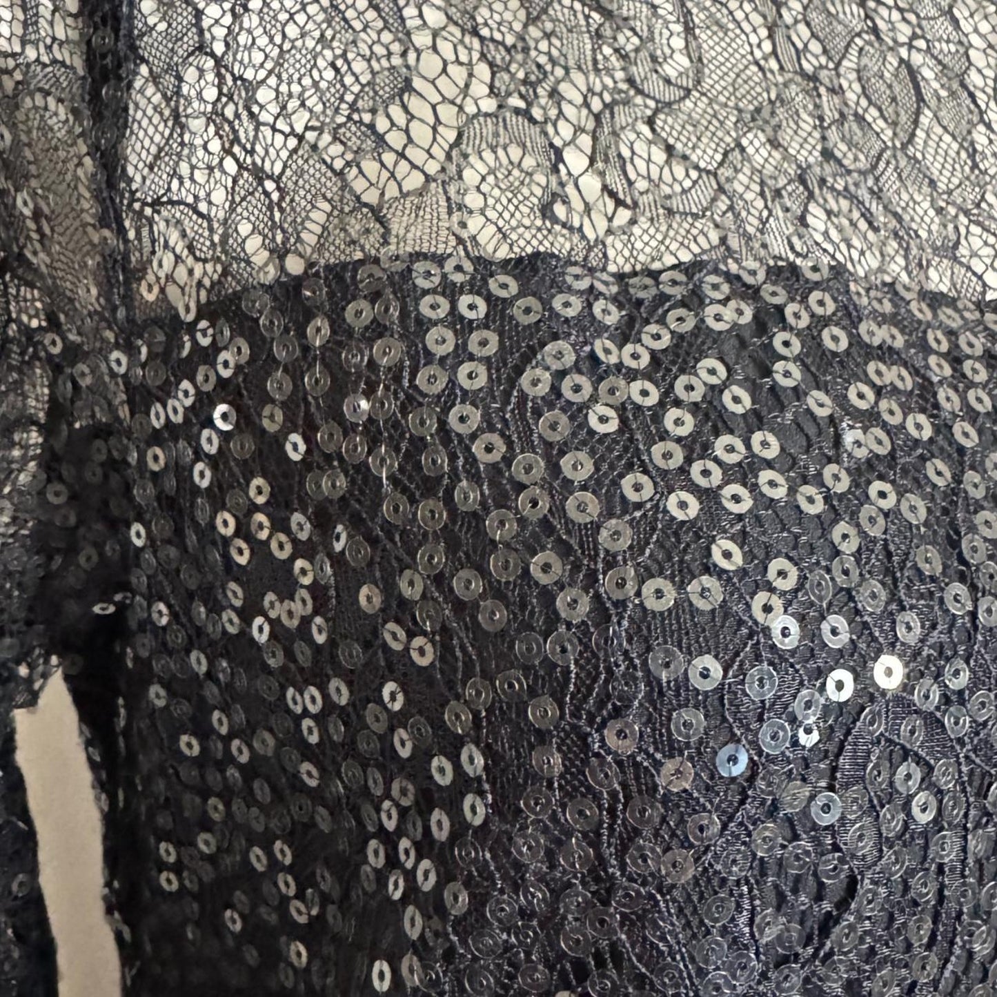 Stunning Ann Taylor Sequined Dark Blue Cocktail Dress