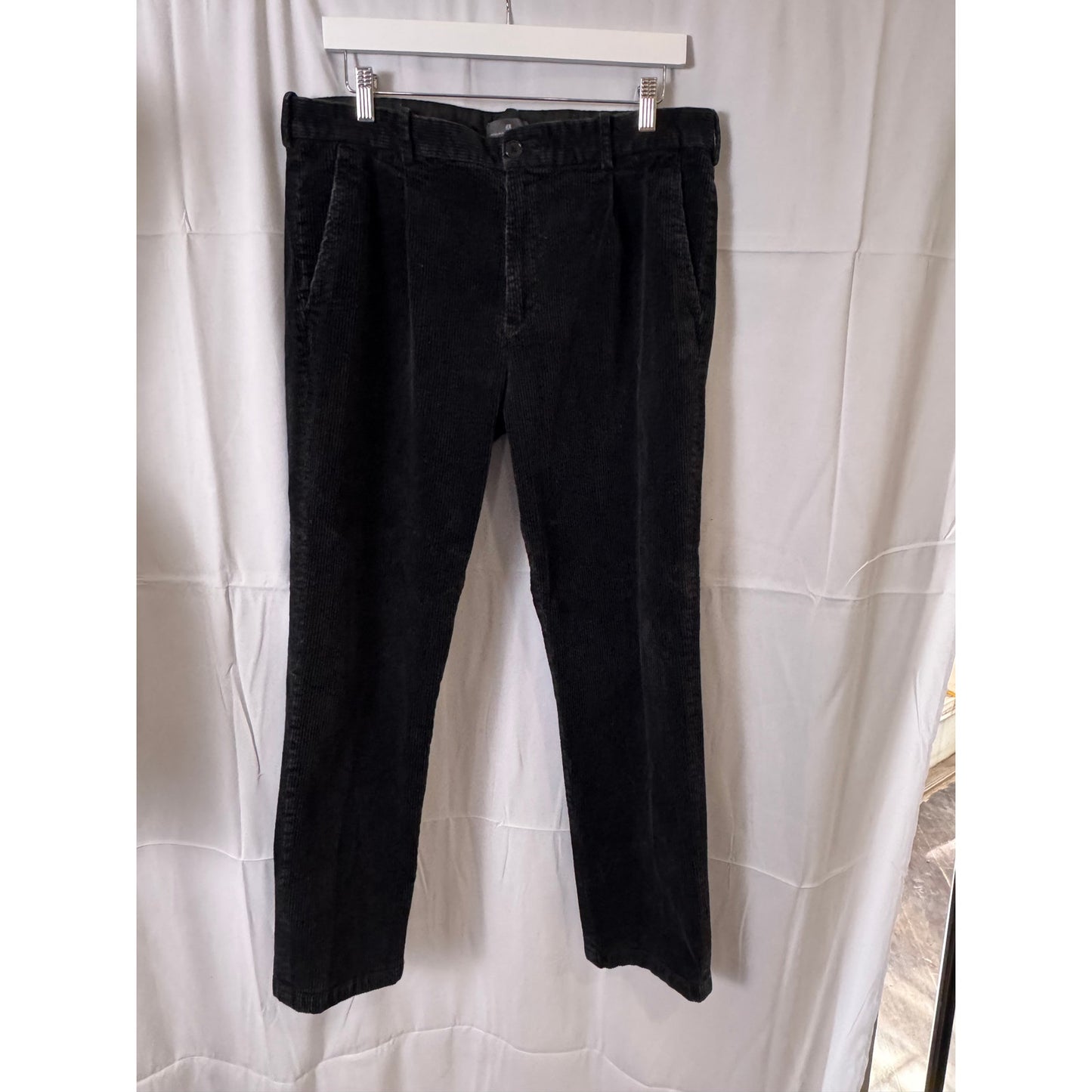 H&M Black Corduroy Pants - Classic Casual Style